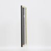 Efecto marco de madera perfil 2210 negro 25x70 cm cristal normal