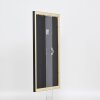 Efecto marco de madera perfil 2210 negro 25x70 cm cristal acrílico