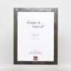 Marco efecto 2310 plata alto brillo 25x70 cm cristal normal