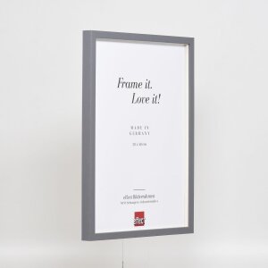Efecto marco de madera perfil 35 antracita 25x70 cm cristal normal + separador