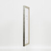 Efecto marco de madera perfil 2070 cristal normal 25x70 cm plata