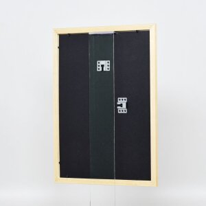 Efecto marco de madera perfil 2210 natural 25x70 cm cristal de museo