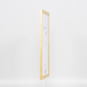Efecto marco de madera perfil 2210 natural 25x70 cm cristal de museo