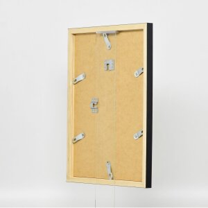 Marco de madera Top Cube 25x70 cm cristal de museo negro