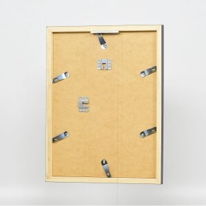 Marco de madera Top Cube 25x70 cm cristal de museo negro