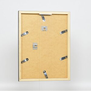 Marco de madera Top Cube 25x70 cm cristal de museo negro