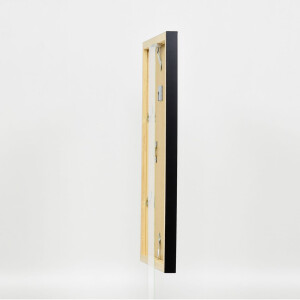 Marco de madera Top Cube 25x70 cm cristal de museo negro