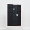 Marco efecto madera perfil 2070 cristal museo 25x70 cm blanco