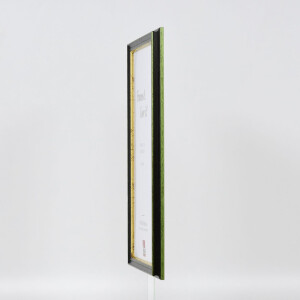 Efecto Marco de madera Perfil 21 verde 25x80 cm Cristal normal