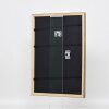 Efecto marco de madera perfil 2070 cristal antirreflejos 25x80 cm oro