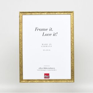 Efecto marco de madera perfil 2070 cristal acrílico 25x80 cm oro