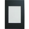 Passepartout biselado - 20x30 cm - negro