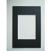 Passepartout biselado - 20x30 cm - negro