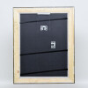 Efecto Marco de madera Perfil 95 negro 25x80 cm Cristal normal