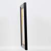 Efecto Marco de madera Perfil 95 negro 25x80 cm Cristal normal