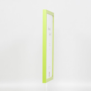 Marco de madera Top Cube 25x80 cm cristal de museo verde