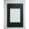 Passepartout biselado - 30x40 cm - negro