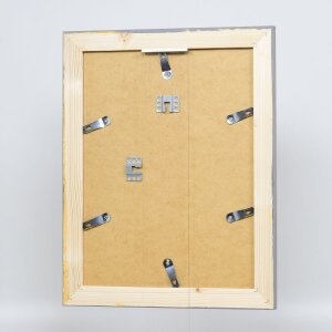Portarretratos efecto madera maciza 2240 gris 25x80 cm cristal de museo