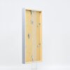 Efecto marco de madera perfil 35 gris claro 27x48 cm cristal normal