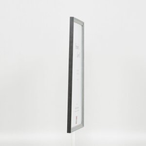 Efecto marco de madera maciza perfil 25 azul 27x48 cm cristal antirreflejos