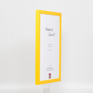 Marco de madera Top Cube 27x48 cm amarillo Cristal antirreflejo