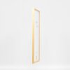 Efecto marco de madera maciza perfil 20 oro 27x48 cm cristal acrílico