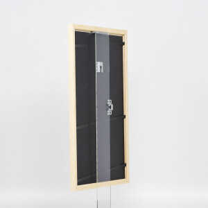 Efecto marco de madera perfil 89 blanco 27x48 cm cristal acrílico