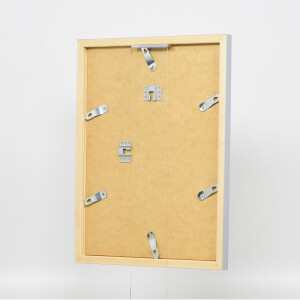 Marco de madera Top Cube 27x48 cm cristal plateado antirreflejo