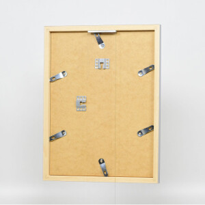 Marco de madera Top Cube 27x48 cm cristal plateado antirreflejo
