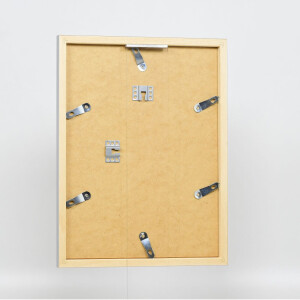 Marco de madera Top Cube 27x48 cm cristal plateado antirreflejo