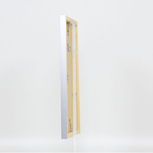 Marco de madera Top Cube 27x48 cm cristal plateado antirreflejo