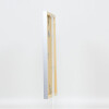 Marco de madera Top Cube 27x48 cm cristal plateado antirreflejo