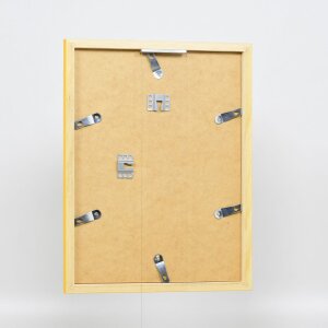 Marco de madera Top Cube 27x48 cm cristal acrílico amarillo