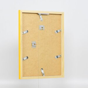 Marco de madera Top Cube 27x48 cm cristal acrílico amarillo