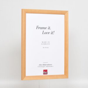 Marco de madera efecto Top N abedul 27x48 cm cristal antirreflejos