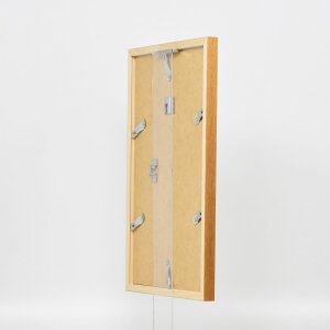 Efecto marco de madera perfil 33 roble 27x48 cm cristal acrílico