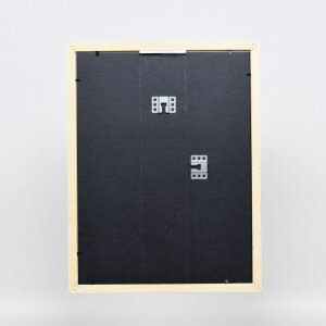 Efecto Marco de madera Perfil 2210 blanco 27x48 cm Vidrio de museo