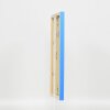 Marco de madera Top Cube 27x48 cm cristal de museo azul