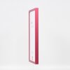 Efecto marco de madera perfil 35 rojo 27x48 cm cristal de museo