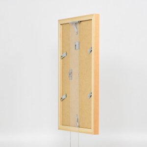 Marco de madera efecto abedul Top N 27x48 cm cristal de museo