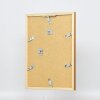 Efecto marco de madera perfil 33 roble 27x48 cm cristal museo