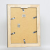 Efecto marco de madera maciza perfil 28 oro 27x48 cm cristal acrílico