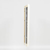 Efecto Madera Marco Barroco Perfil 37 blanco 27x48 cm Vidrio Museo