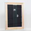 Efecto marco de madera perfil 95 plata 27x48 cm cristal acrílico