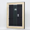 Efecto marco de madera perfil 95 negro 27x48 cm cristal acrílico