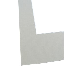 Passepartout corte bisel - 40x50 cm - crema