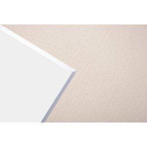 Passepartout corte bisel - 40x50 cm - crema