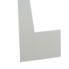 Passepartout corte bisel - 40x50 cm - crema