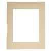 Passepartout corte bisel - 40x50 cm - crema