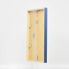 Efecto marco de madera perfil 35 azul 28x35 cm cristal antirreflejos
